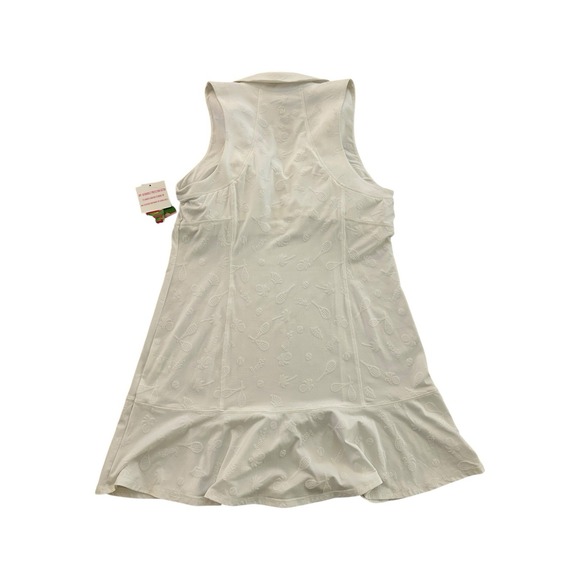 Lilly Pulitzer Delphina Tennis Dress Perfect Match Jacquard Resort White XL NWT - Picture 9 of 12